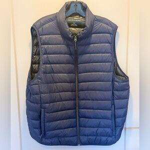 Saks Fifth Avenue Men’s Down Puffer Vest Navy Size XL